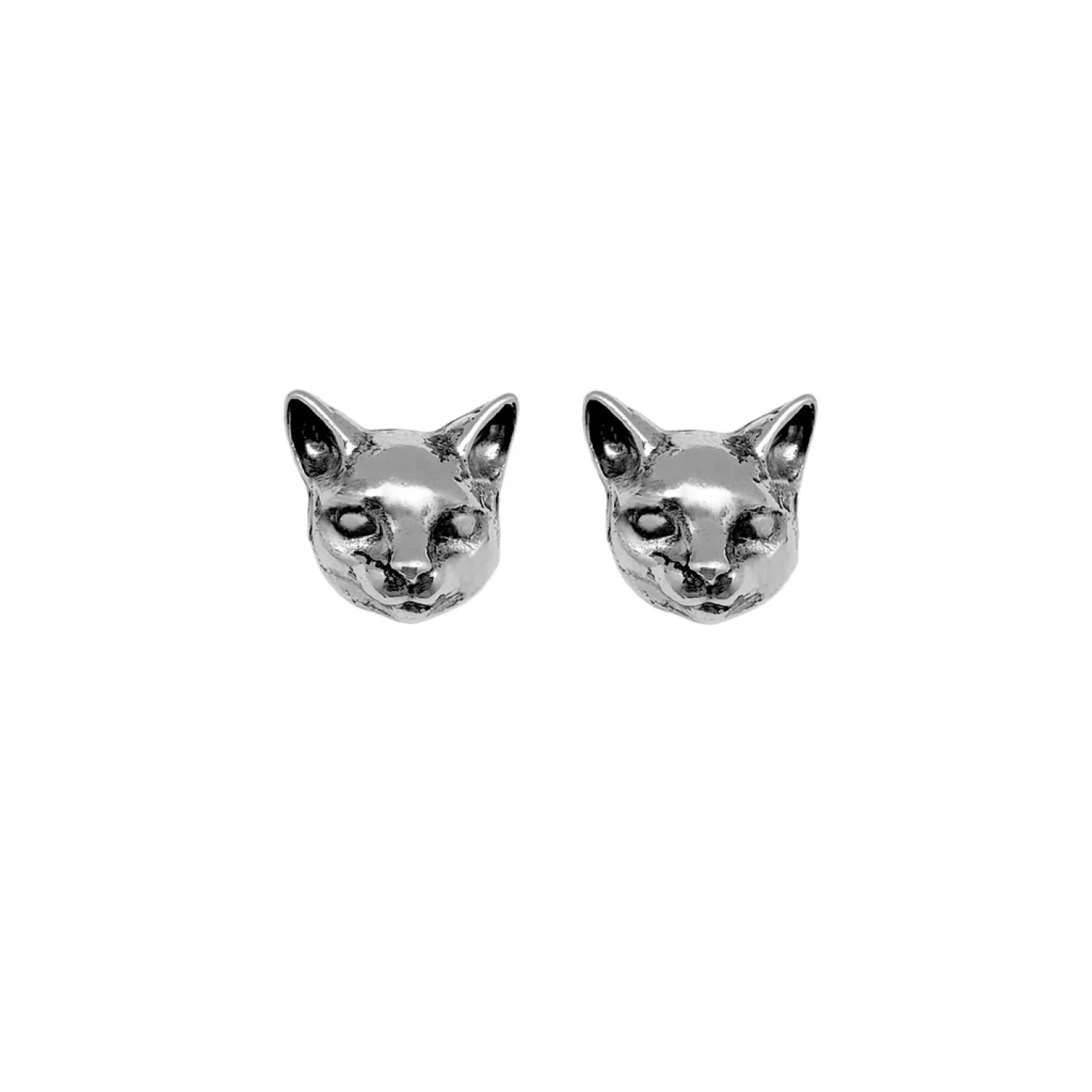 BRINCO CAT HEAD - PRATEADO