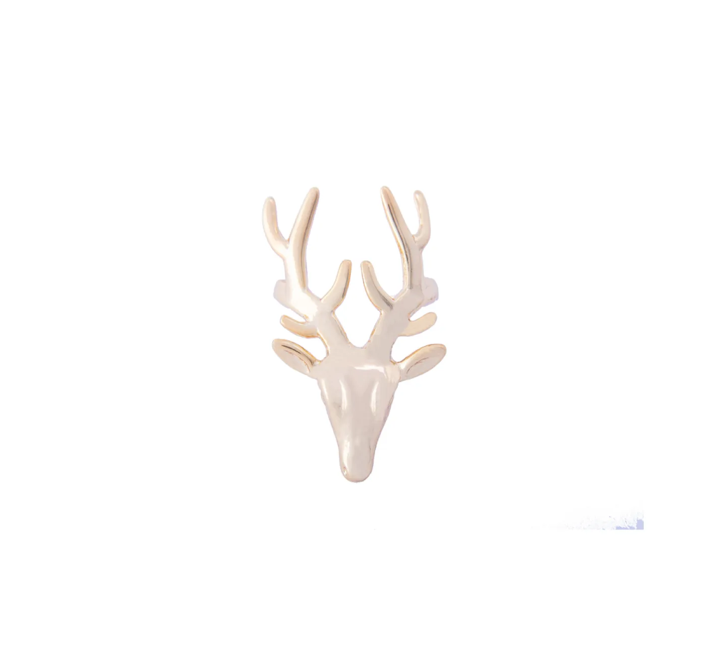ANEL DEER - DOURADO Tamanho do Anel:19 - diâmetro 18,76mm - circunferência 59mm