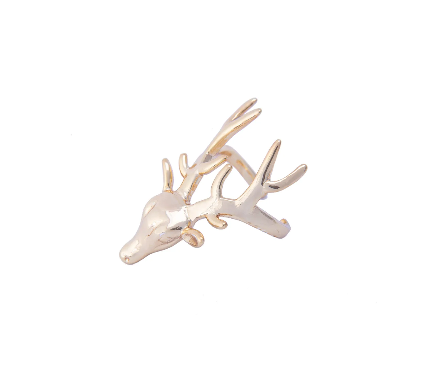 ANEL DEER - DOURADO Tamanho do Anel:16 - diâmetro 17,83mm - circunferência 56mm