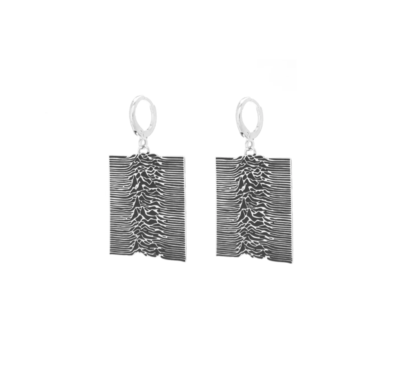 BRINCO UNKNOWN PLEASURES - PRATEADO
