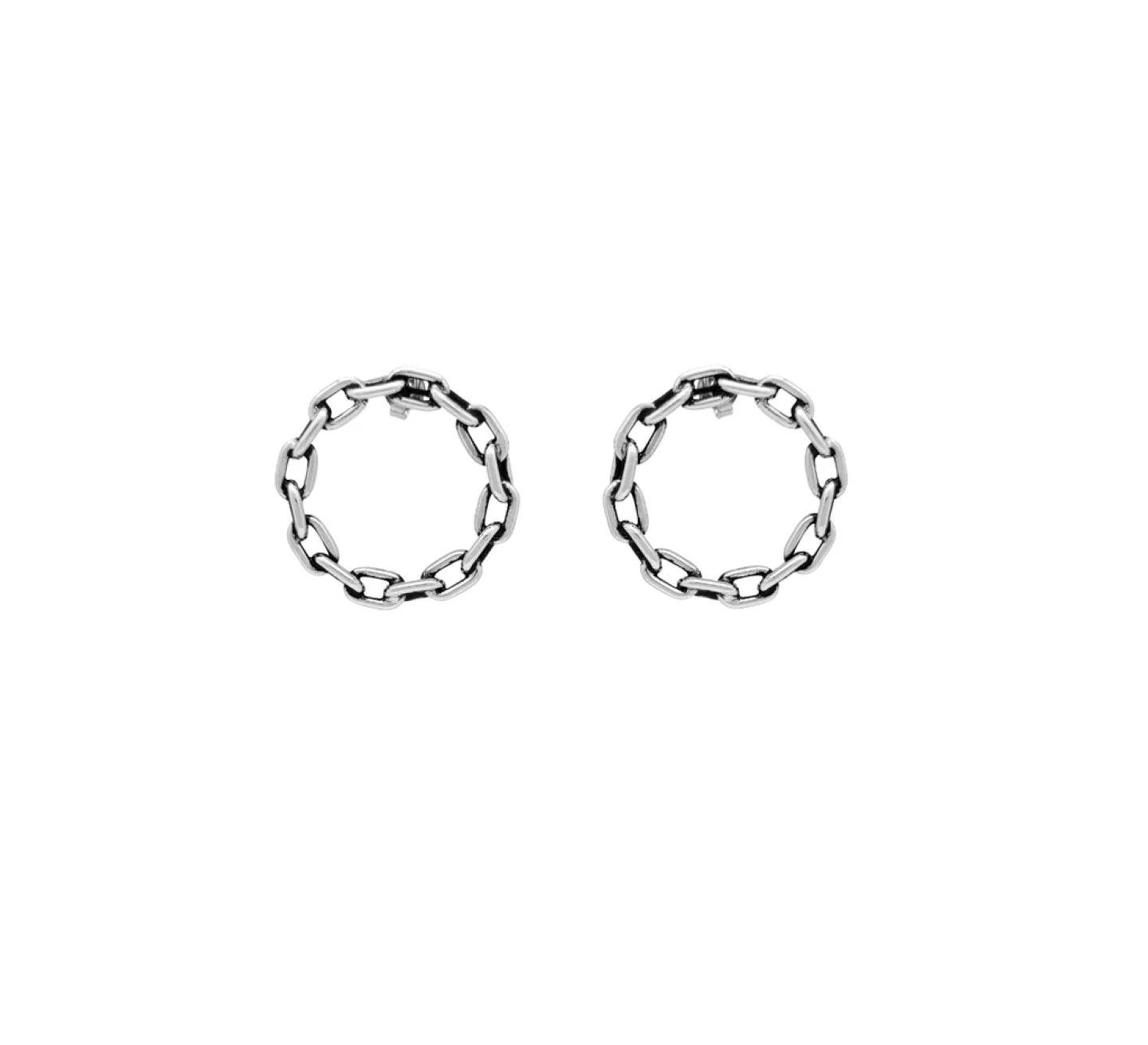 BRINCO ARGOLA DE 6CM - DOLLYNHO DE RESSACA - BY MALFEITONA - PRATEADO