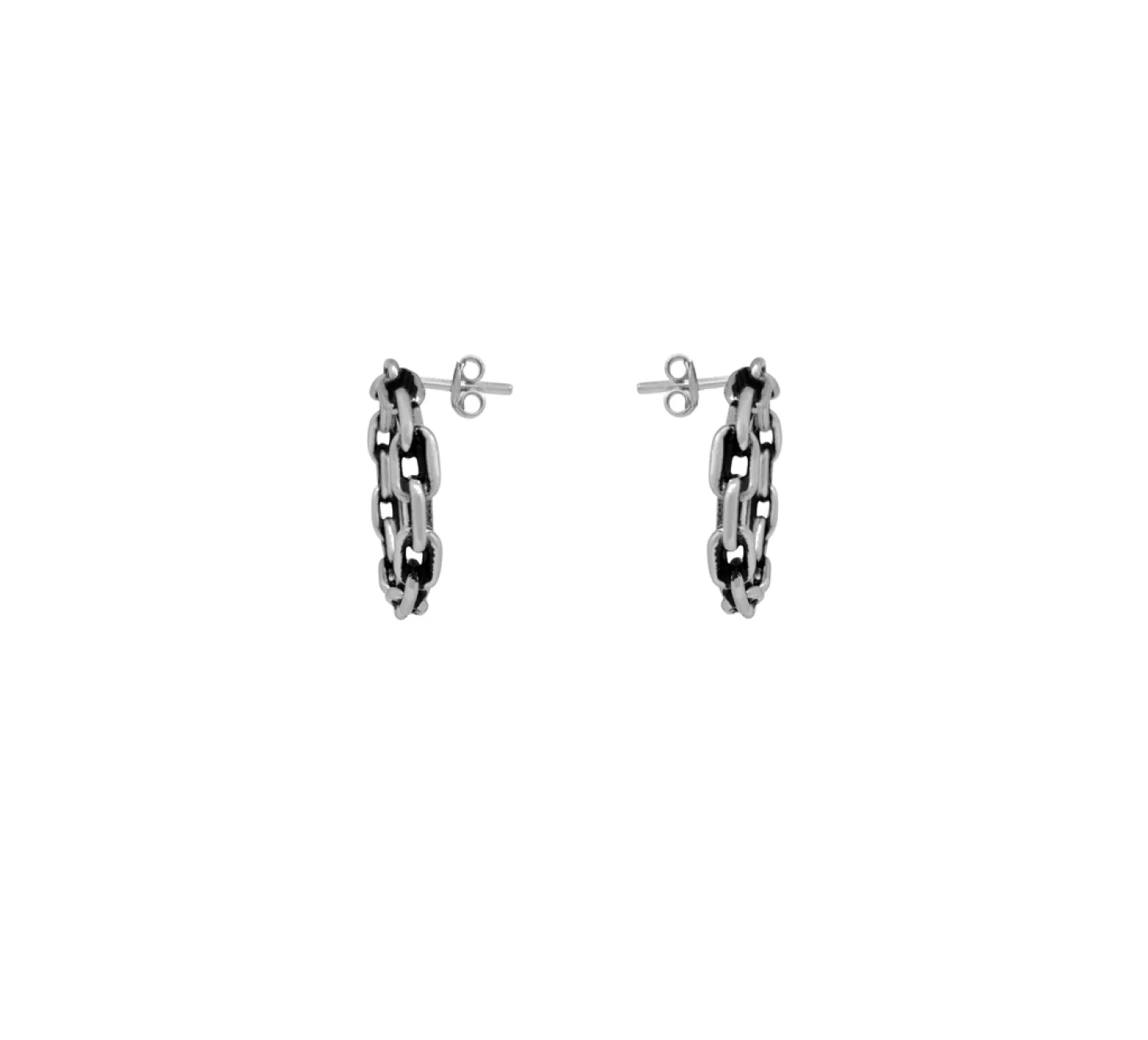 BRINCO ARGOLA DE 6CM - DOLLYNHO DE RESSACA - BY MALFEITONA - PRATEADO