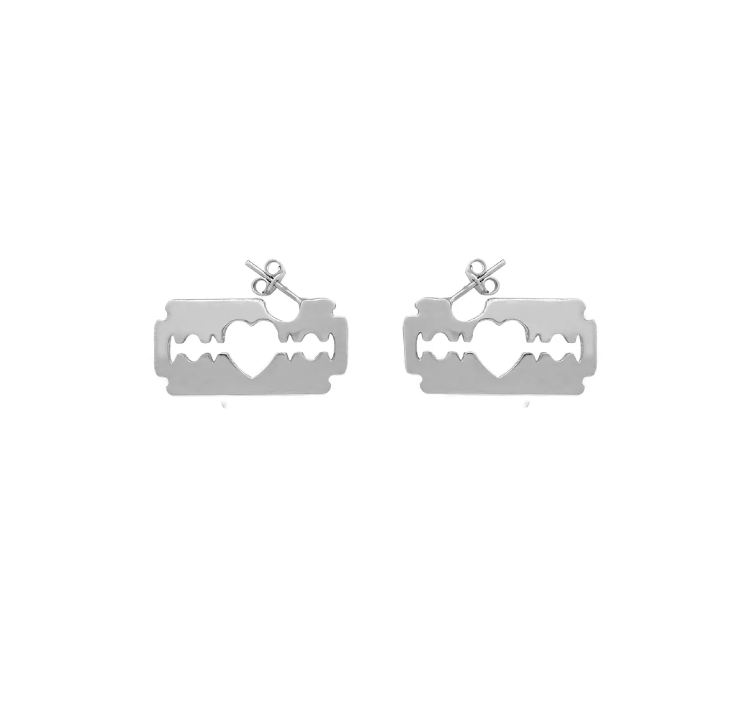 BRINCO LOVE RAZOR - PRATEADO