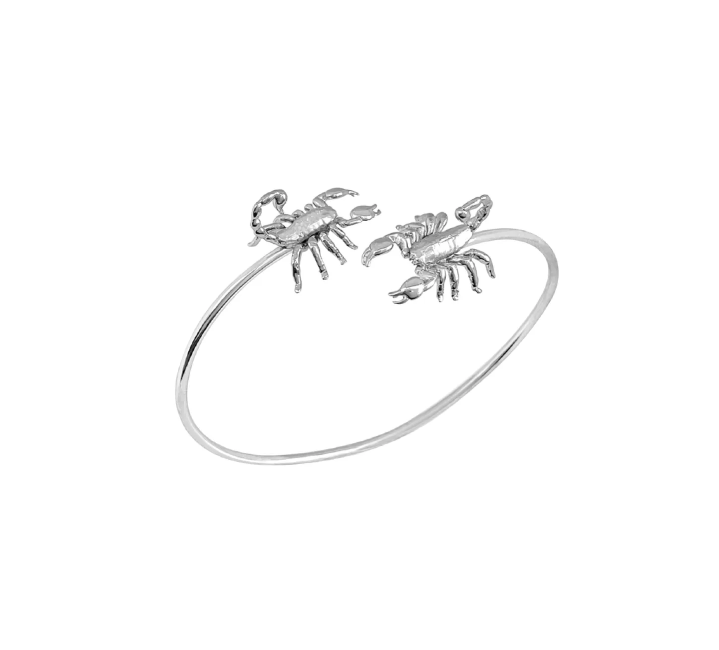 BRACELETE ESCORPIÕES - PRATEADO