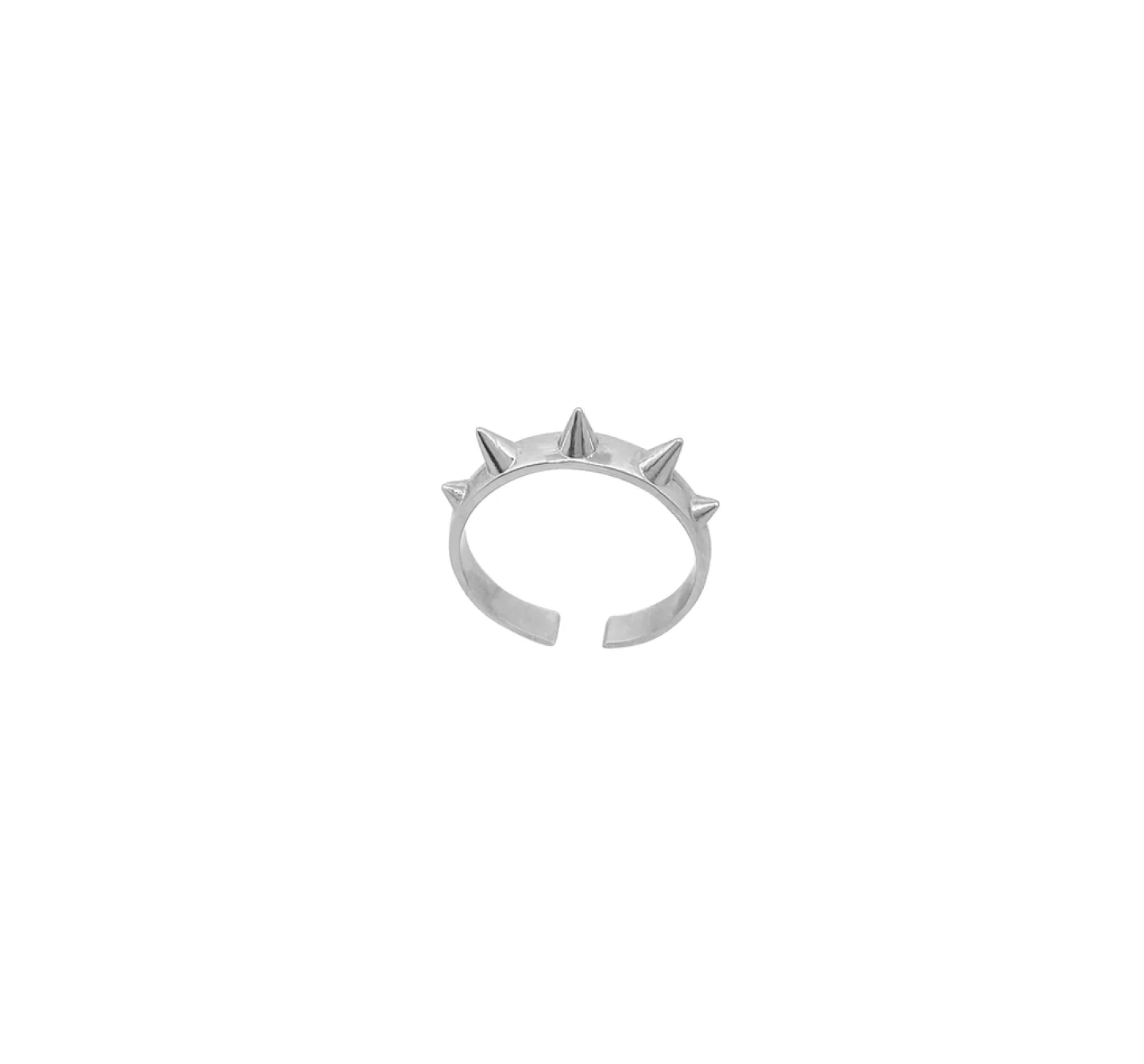 ANEL SPIKES - PRATEADO
