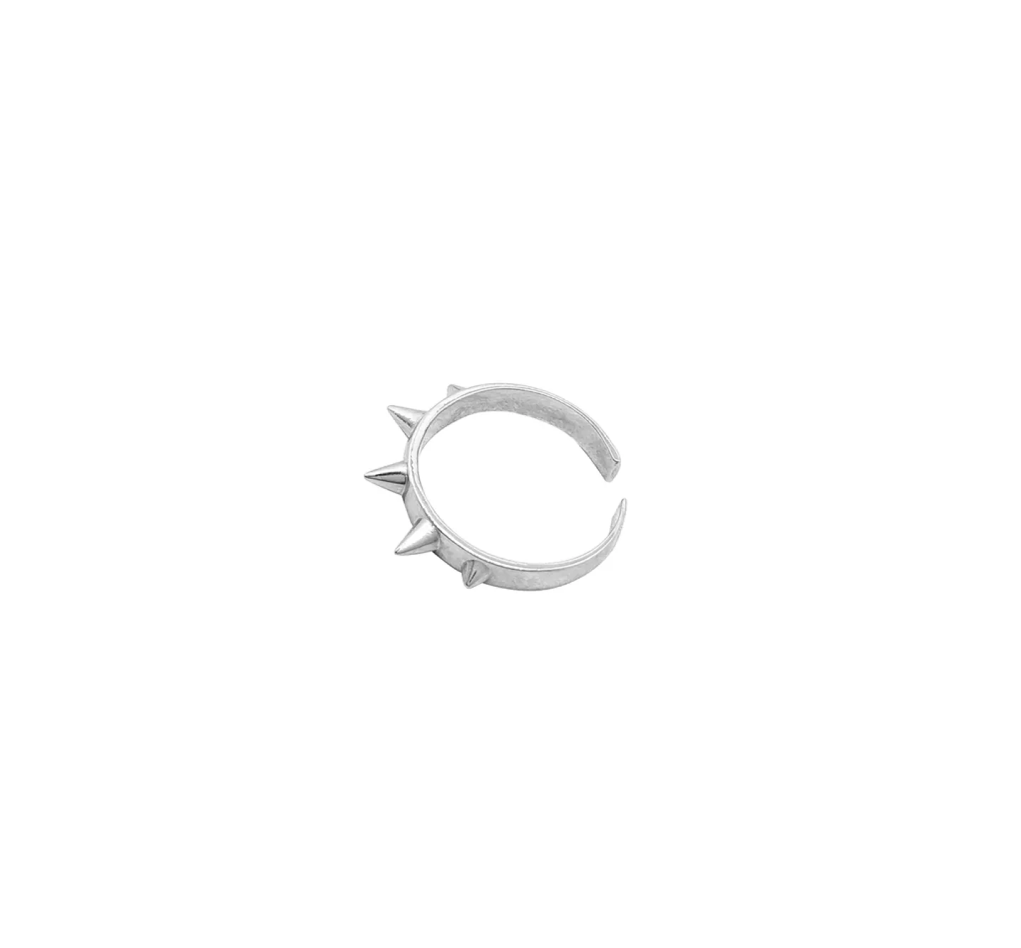 ANEL SPIKES - PRATEADO