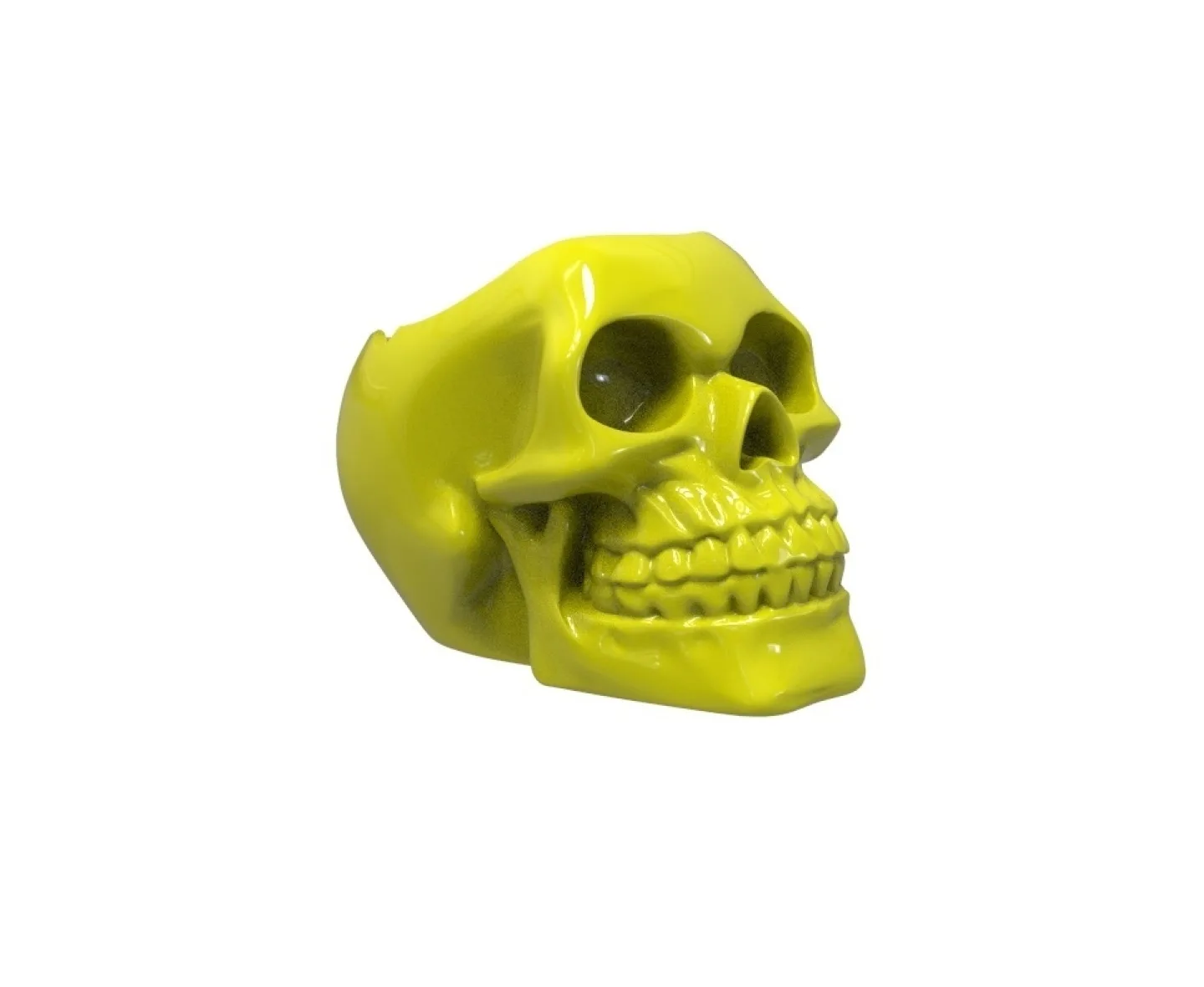 CINZEIRO SKULL - AMARELO ROYAL