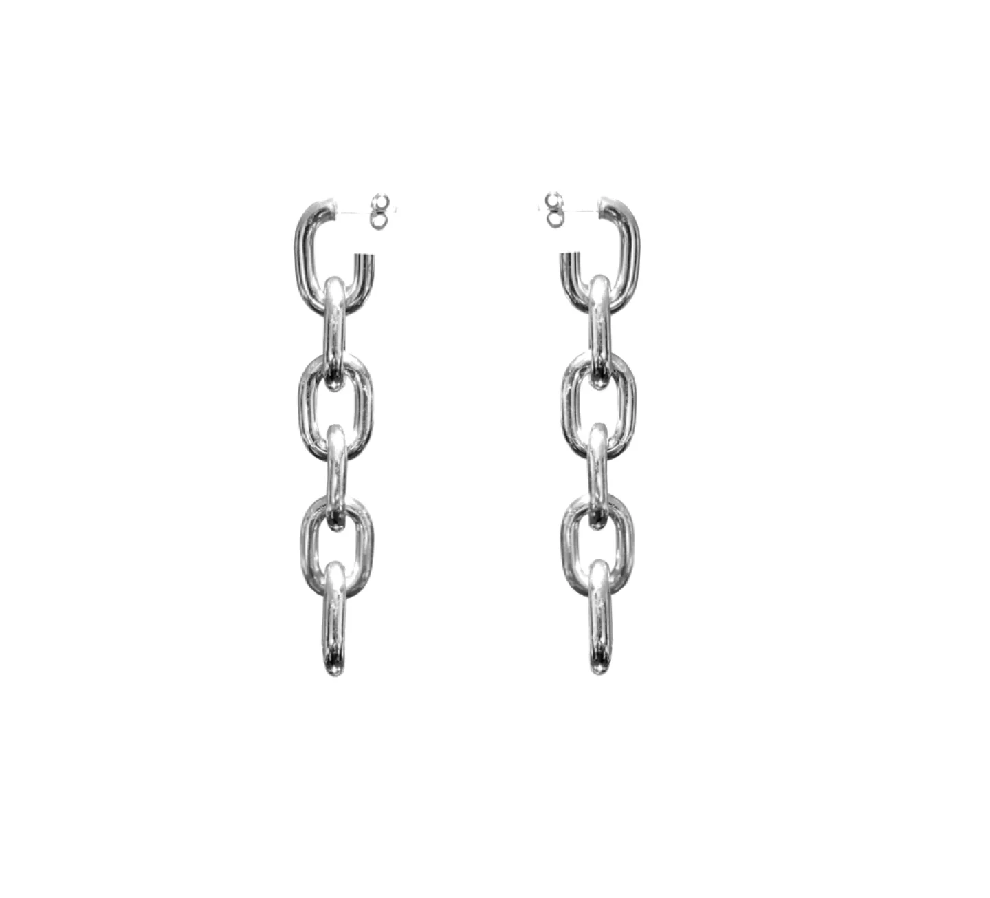 BRINCO CORRENTE CADEADO 7,5 CM - PRATEADO