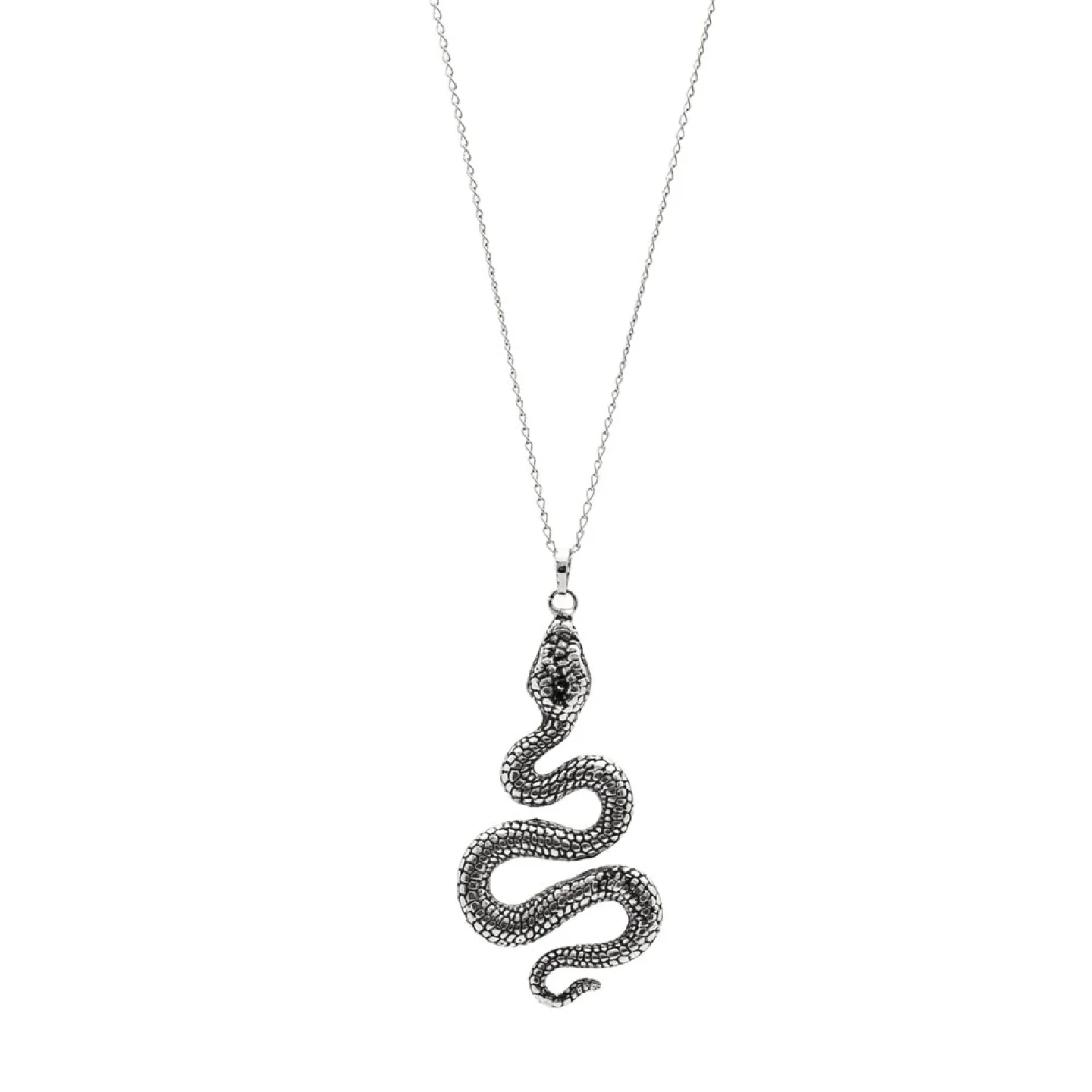 COLAR COBRA - PRATEADO TAMANHO DA CORRENTE:50 cm