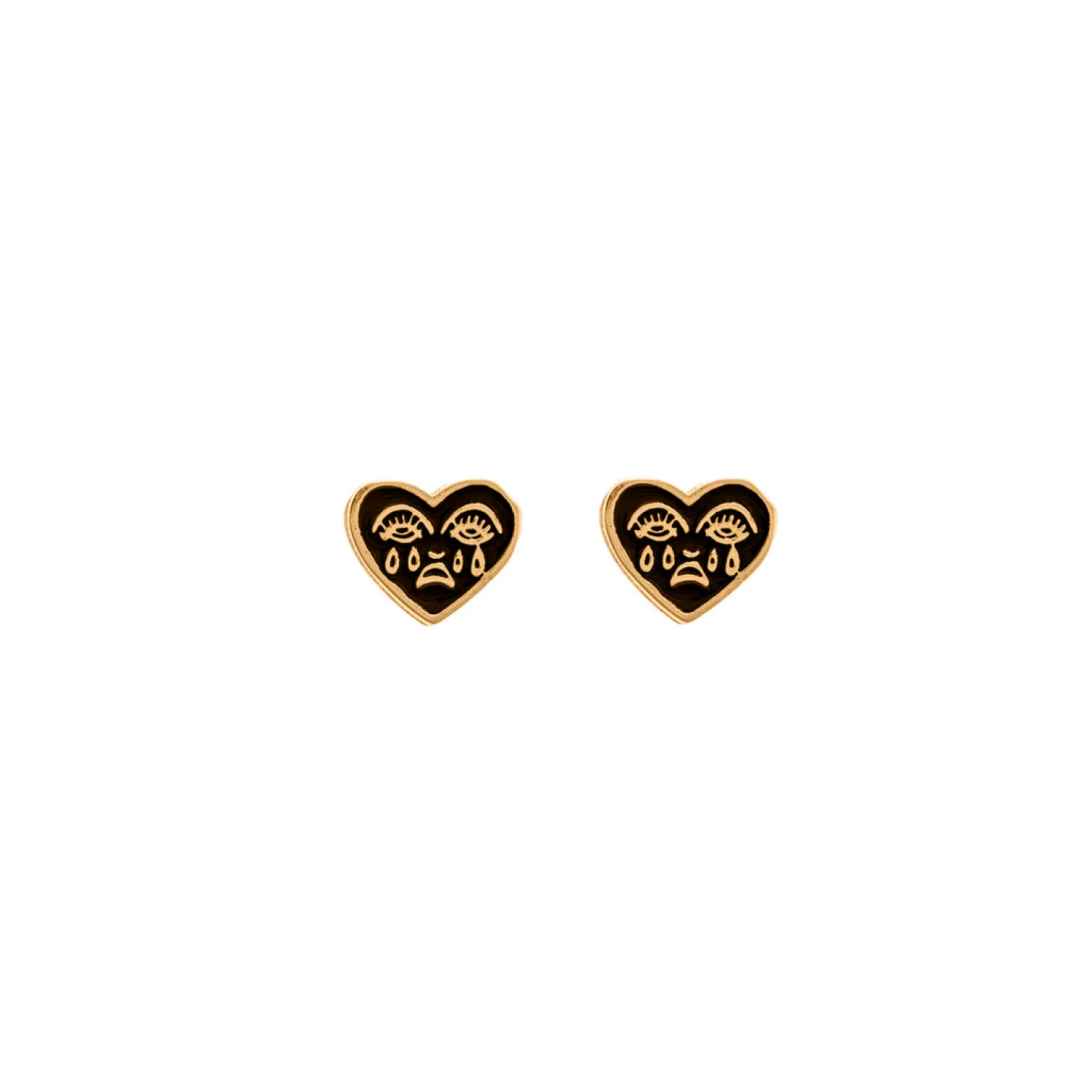 PIN - MÃE - PRATEADO BRINCO CRY HEART - DOURADO