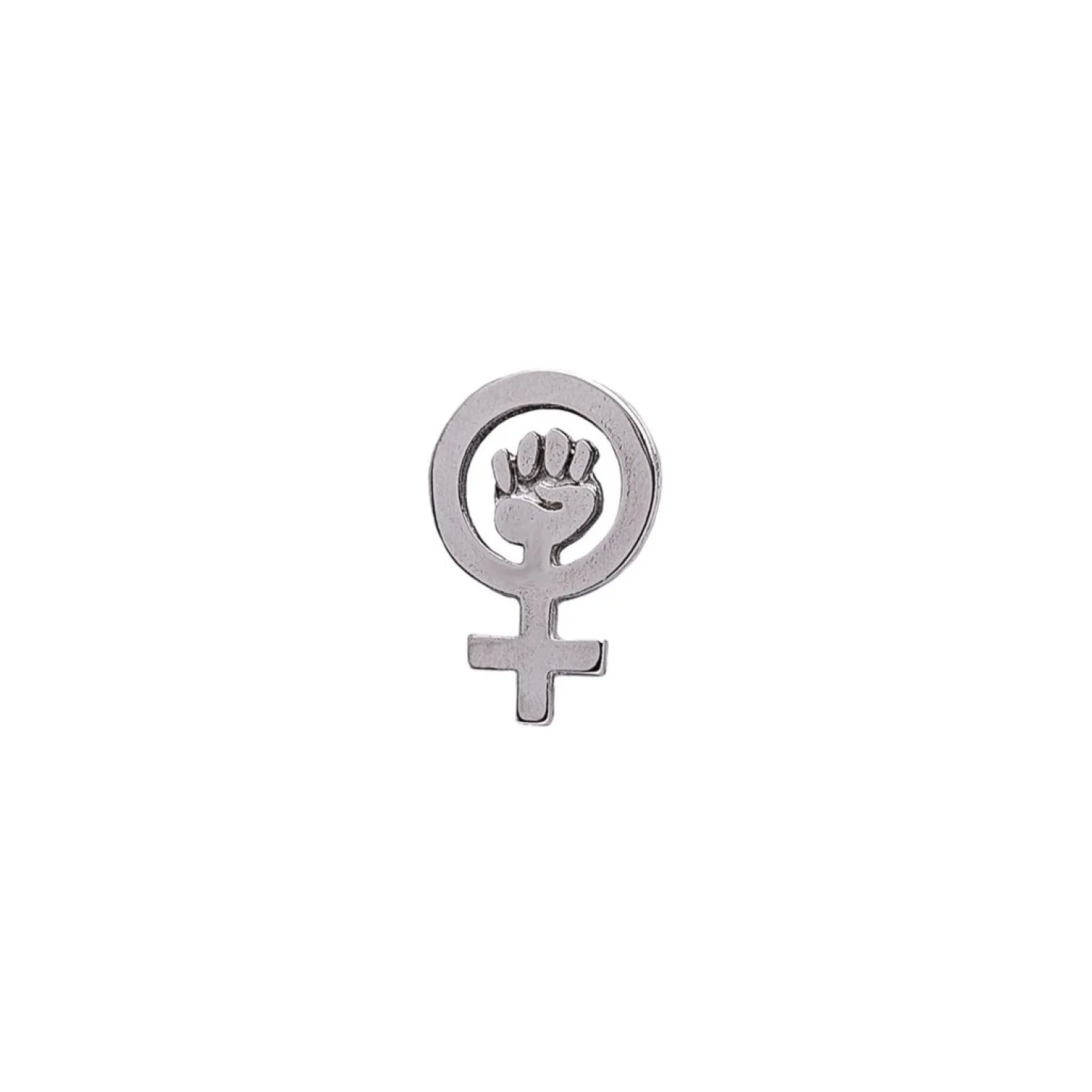 PIN - SIMBOLO FEMININISMO - PRATEADO