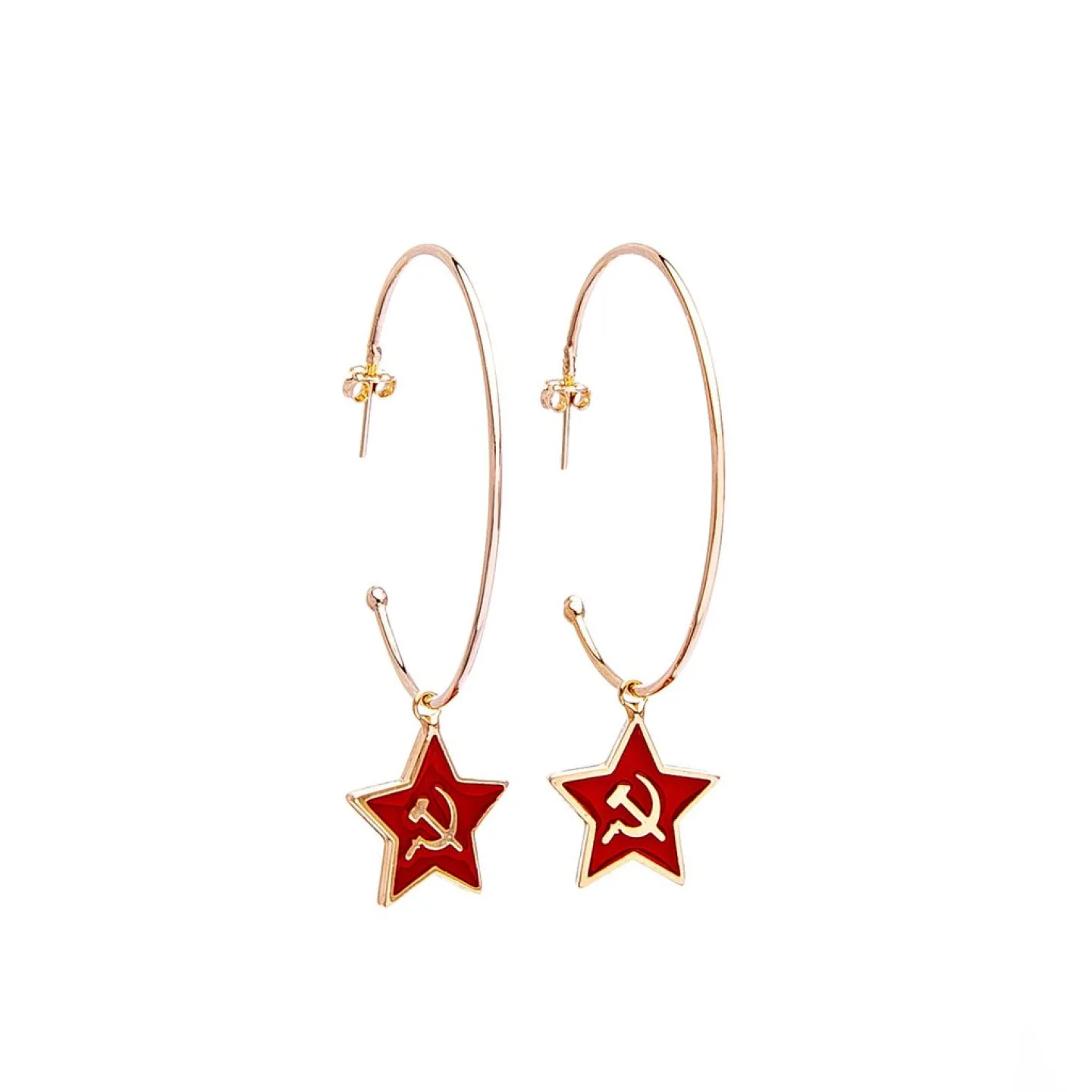 BRINCO ARGOLA 6CM COMUNA - DOURADO