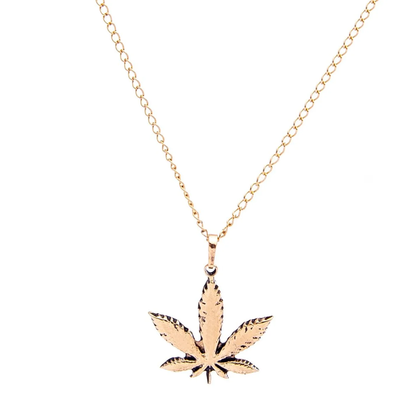 COLAR LEAF - DOURADO
