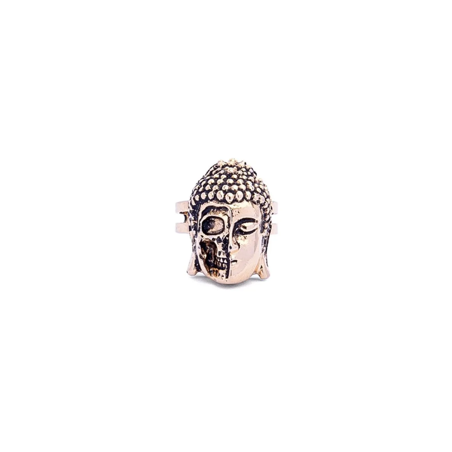 ANEL BUDDHA SKULL - DOURADO