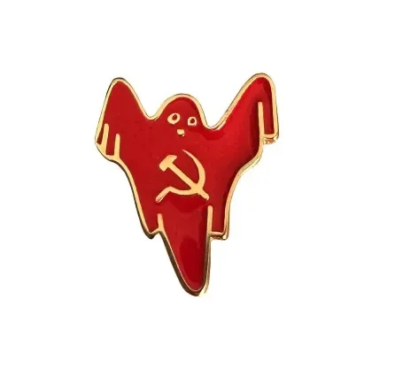 Pin De Metal Fantasma Do Comunismo