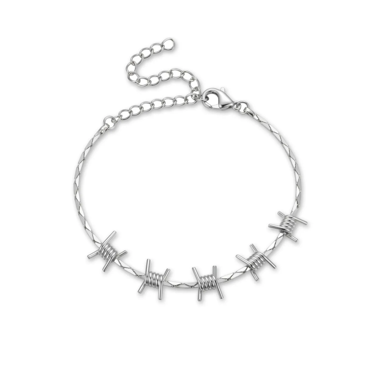 Pulseira Arame Old Prateado