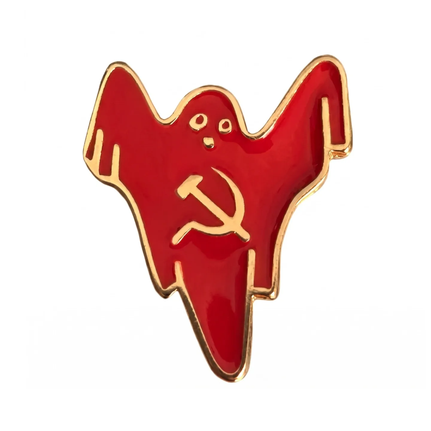 Pin De Metal Fantasma Do Comunismo