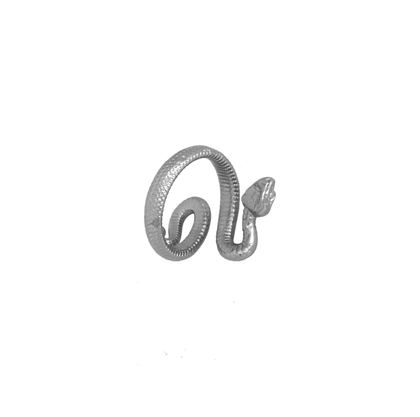 Anel Cobra Prateado