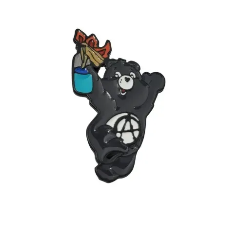 Pin De Metal Ursinho Anarquista