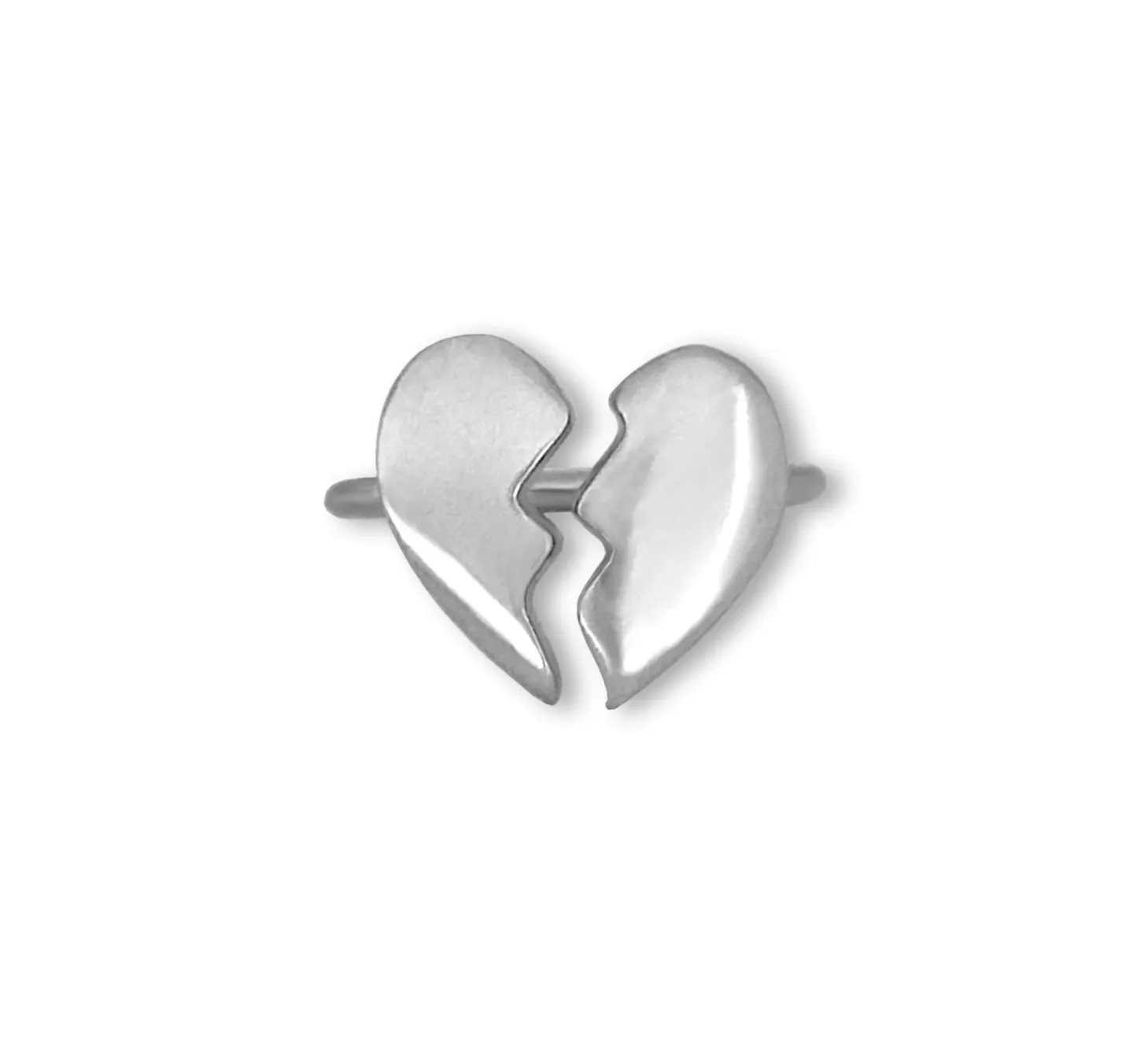 Anel Heartbroken Prateado