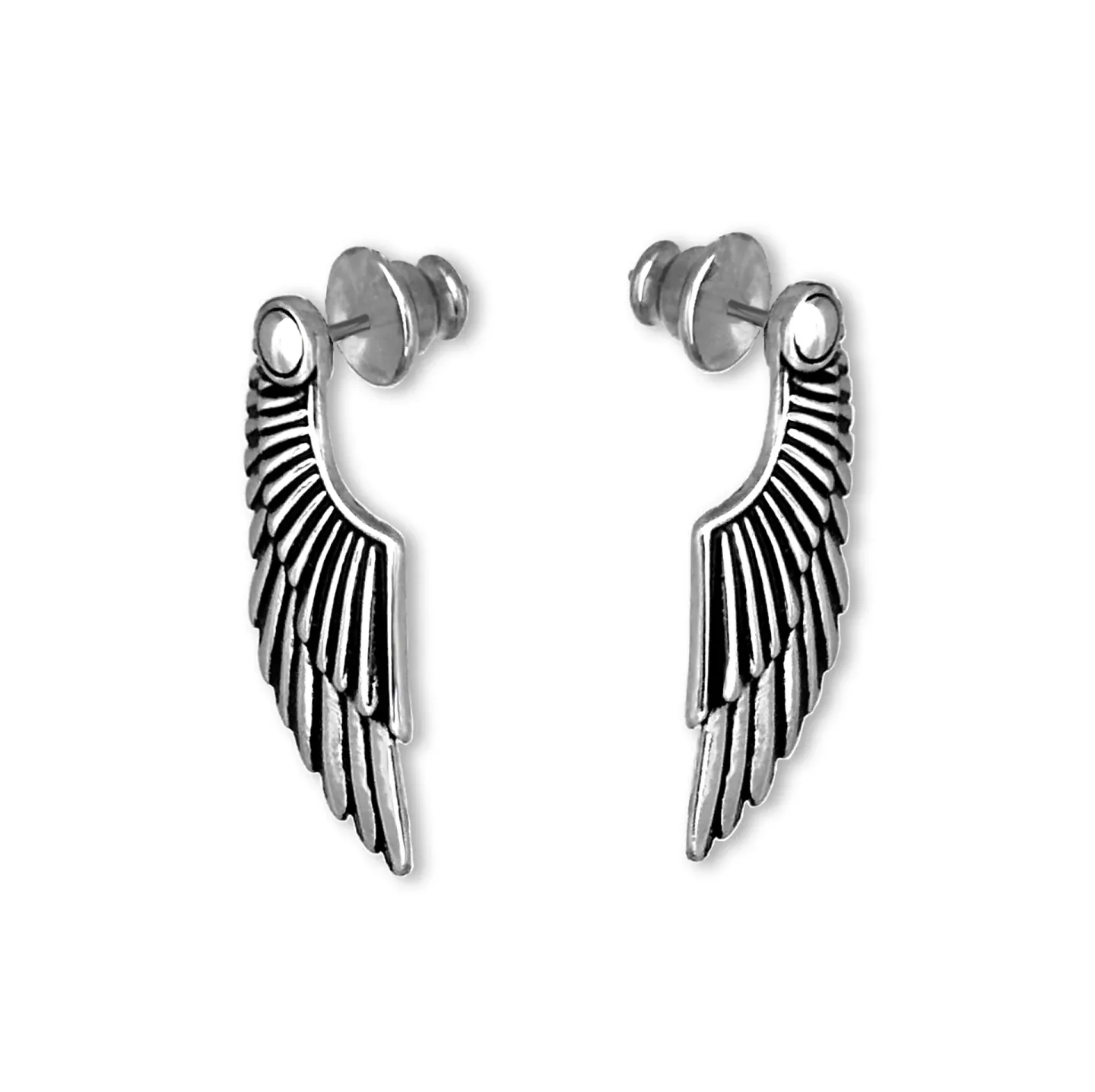 Brinco Greek Wings Prateado