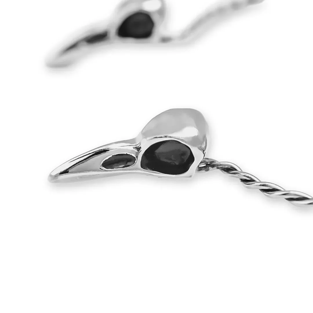 Choker Raven Prateado