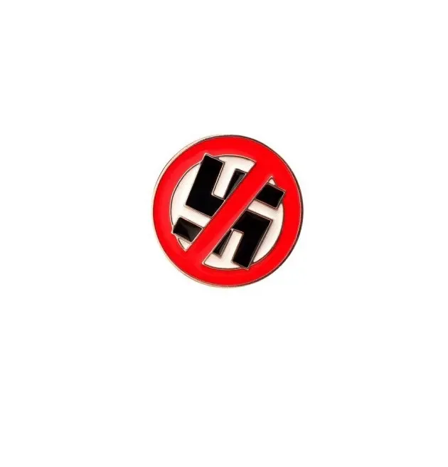 Pin De Metal Anti Nazi