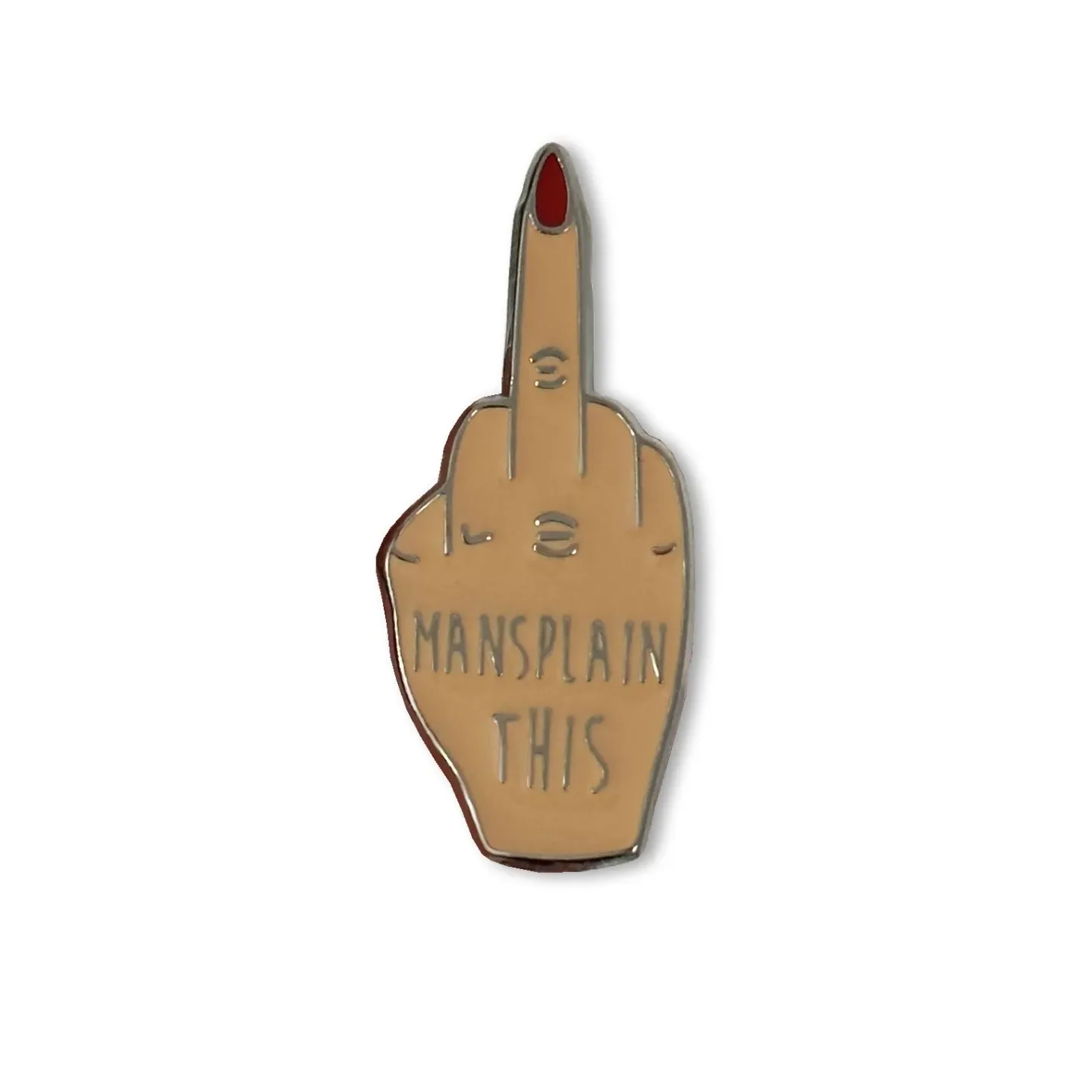Pin De Metal Mansplaining
