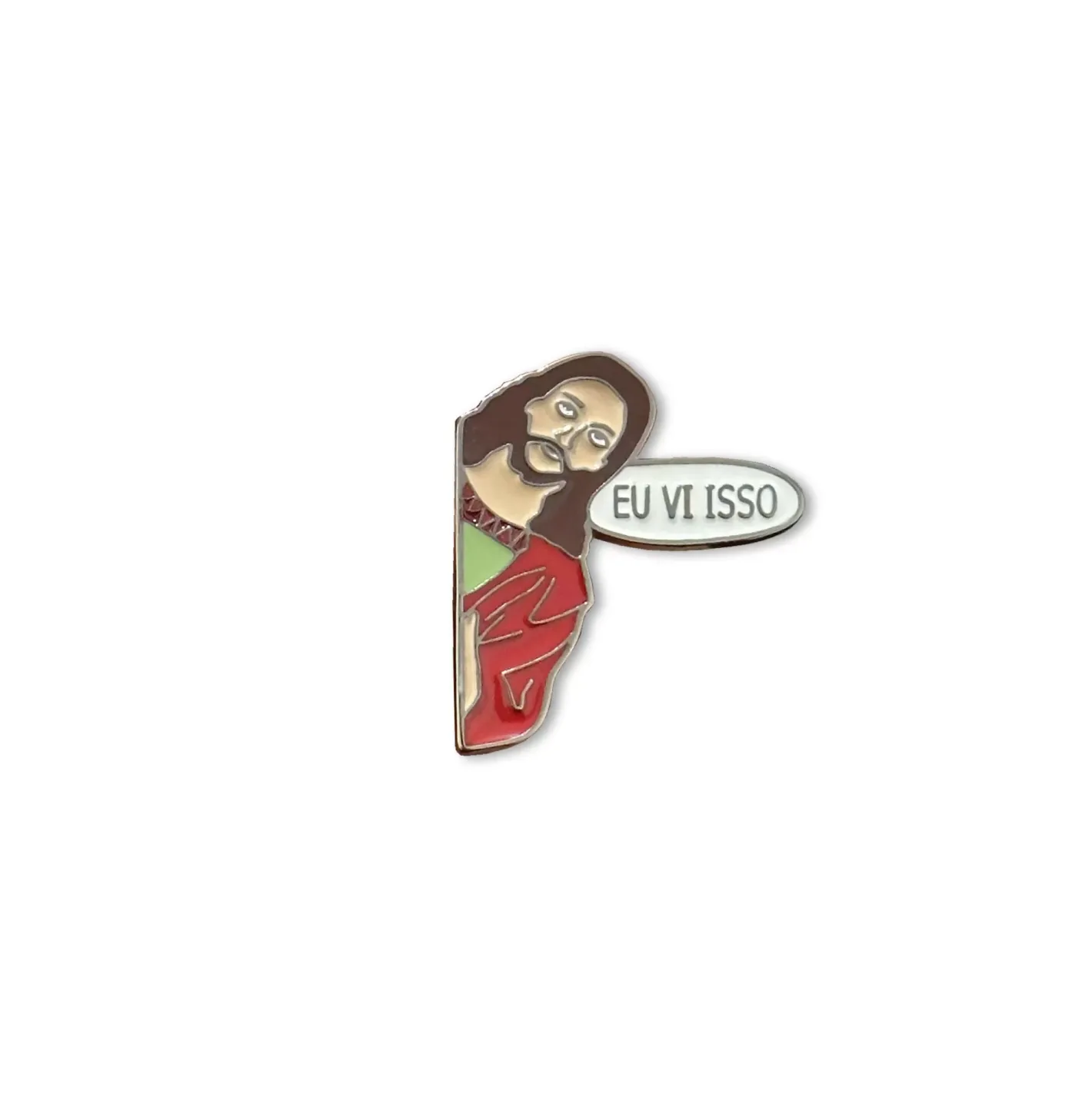 Pin De Metal Jesus Eu Vi Isso