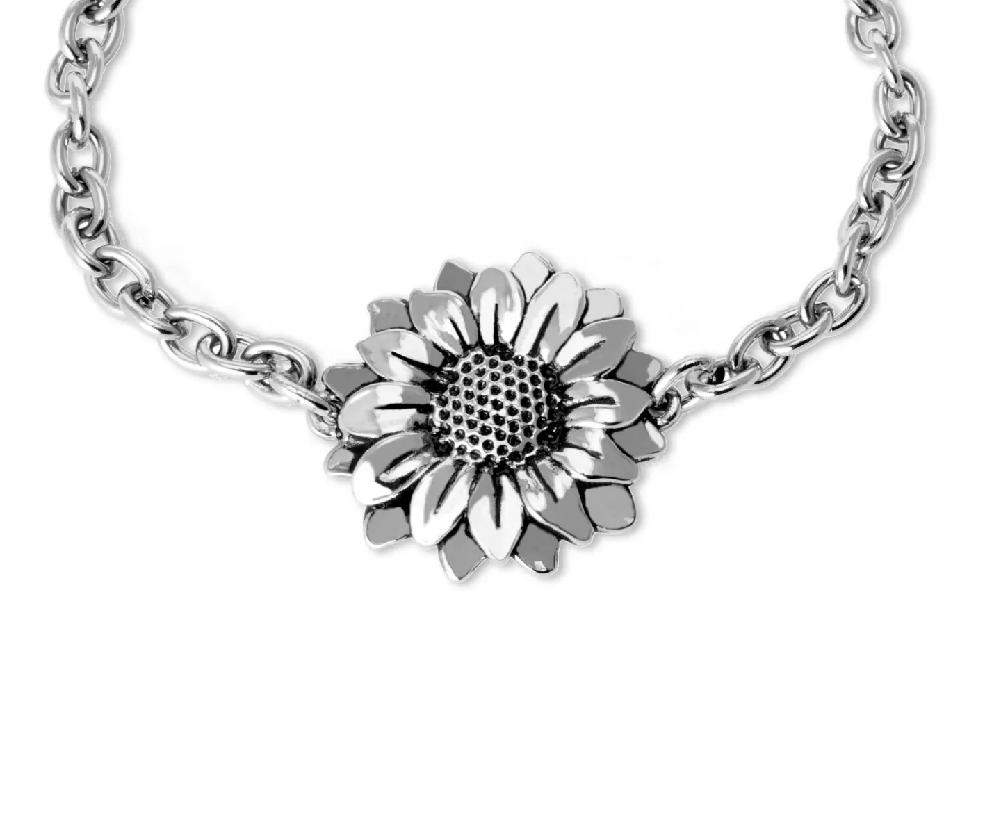 Pulseira Girassol Prateado