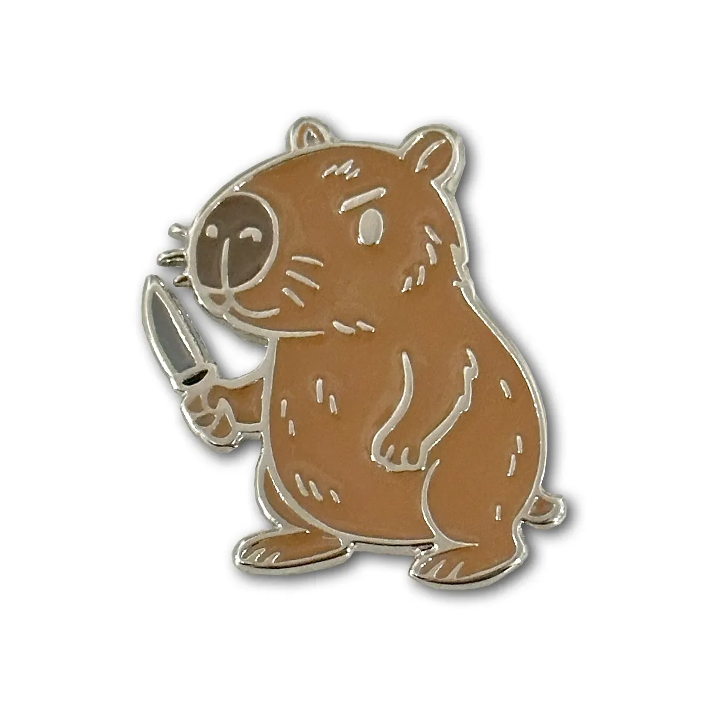 Pin de Metal Capivara Faquinha