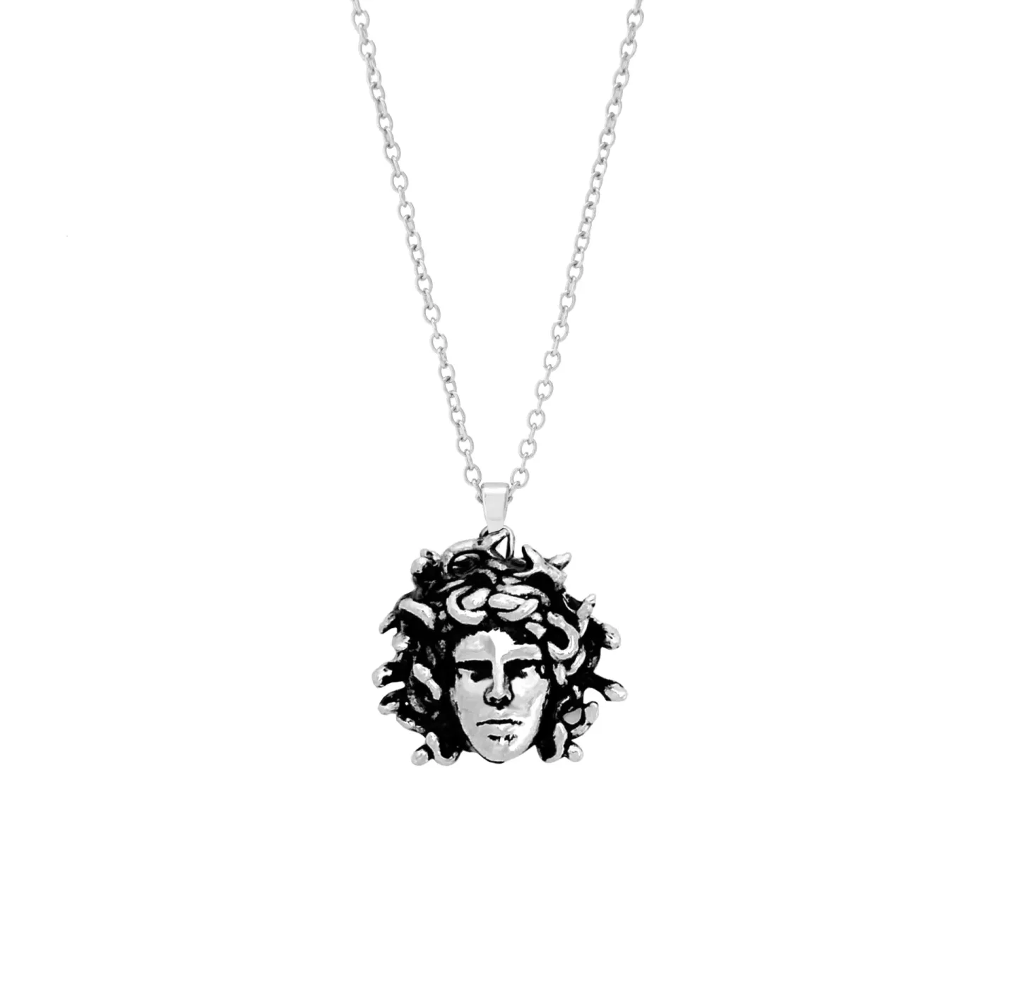 Colar Medusa Prateado