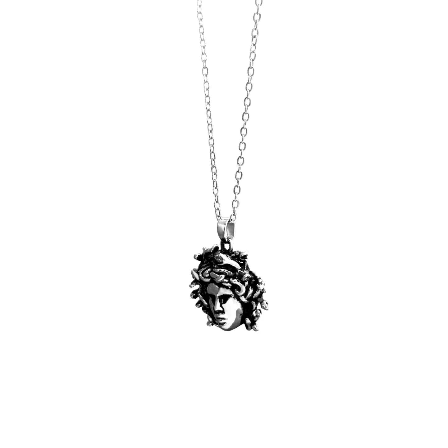 Colar Medusa Prateado