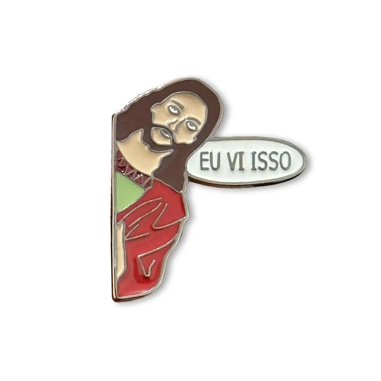 Pin De Metal Jesus Eu Vi Isso