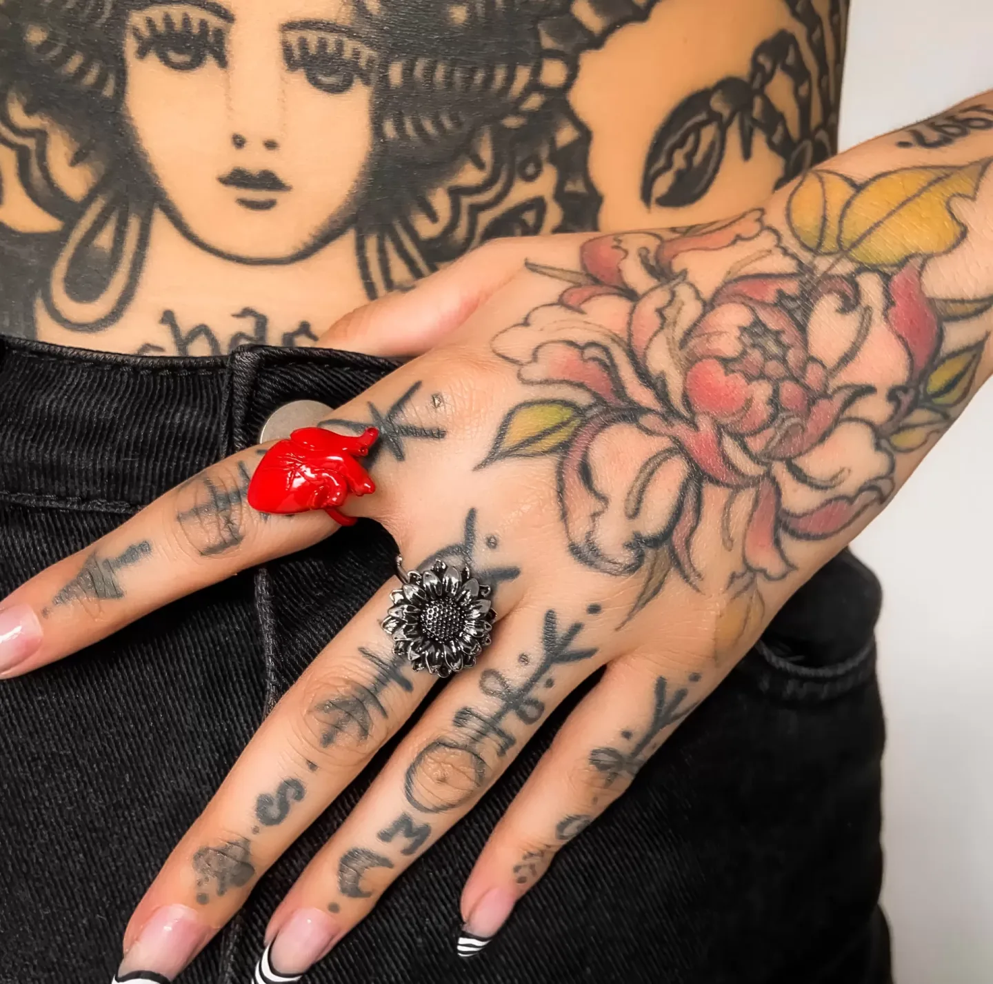 Anel Coração Anatômico Pequeno Vermelho