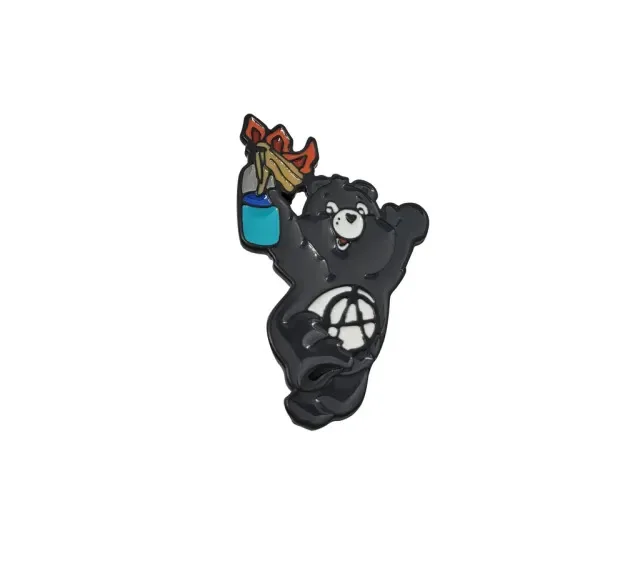 Pin De Metal Ursinho Anarquista