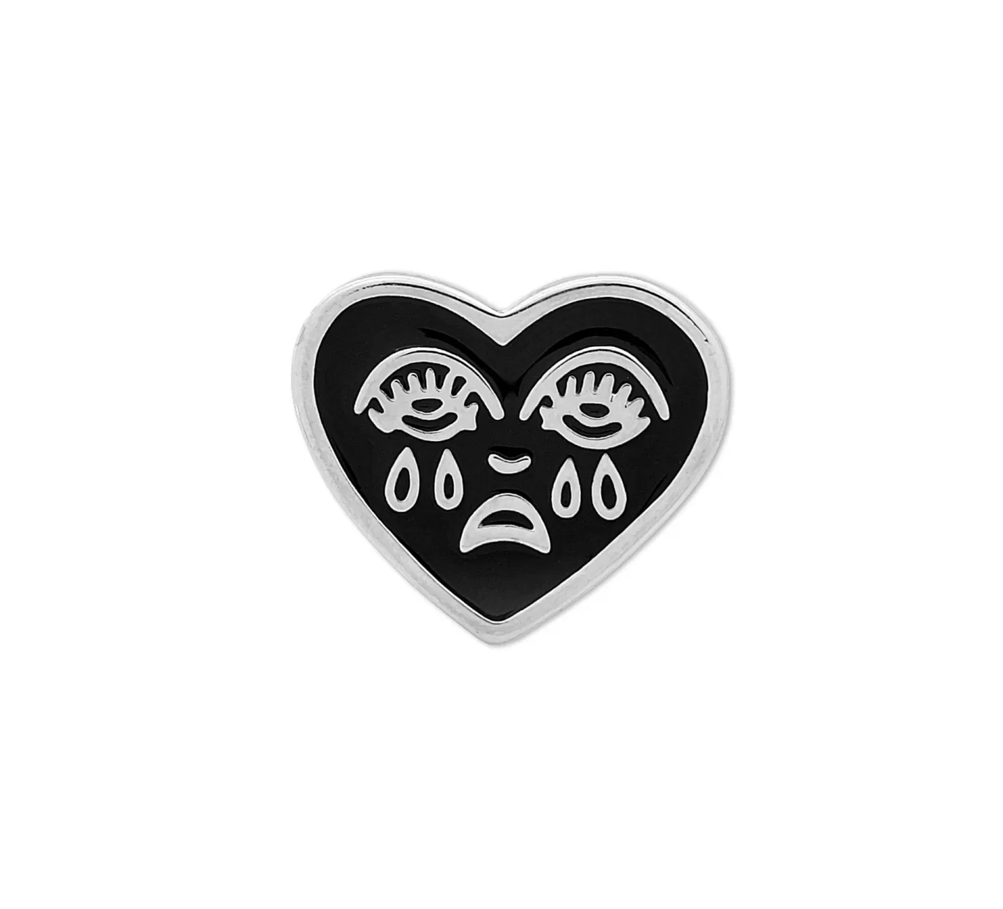 Anel Cry Heart Prateado
