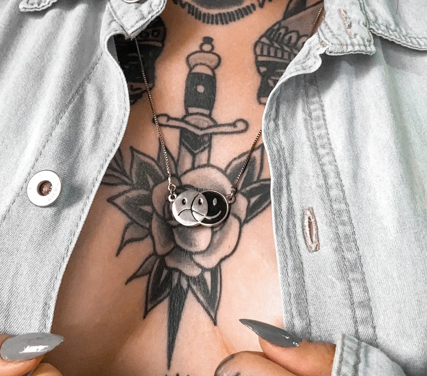 Colar :): Prateado