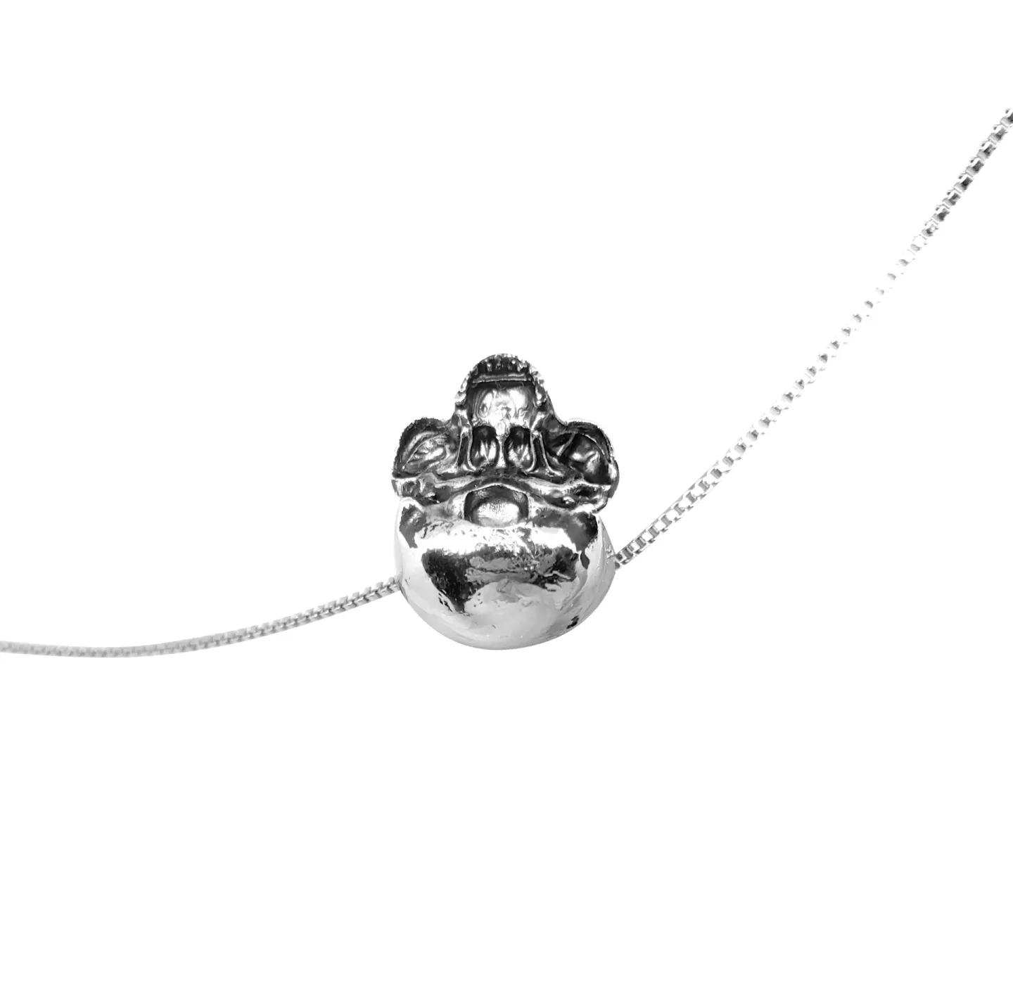 Colar Skull Prateado
