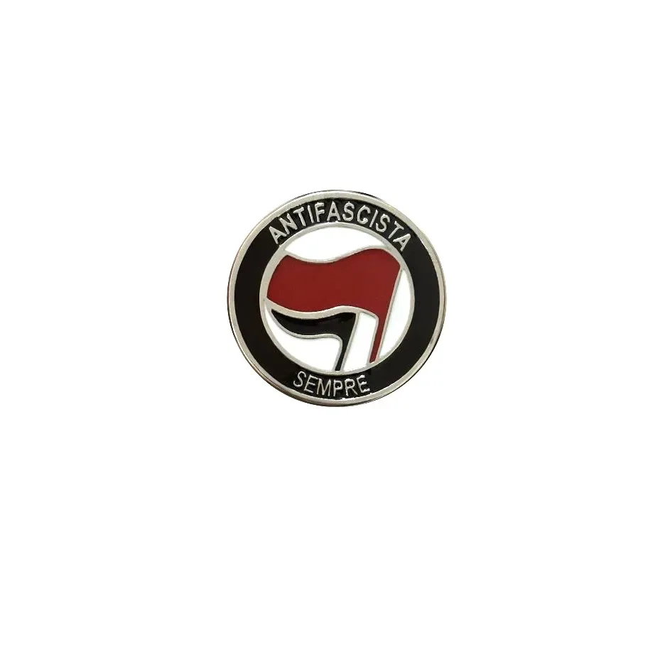 Pin De Metal Anti Fascista