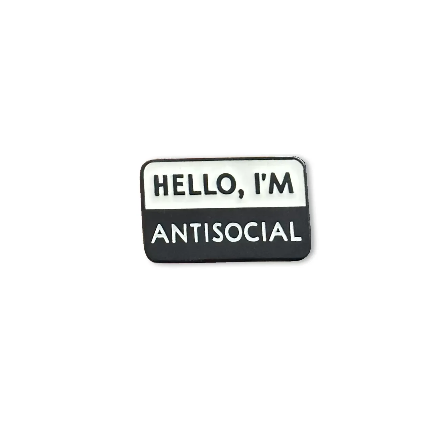 Pin De Metal Hello I´m Antisocial