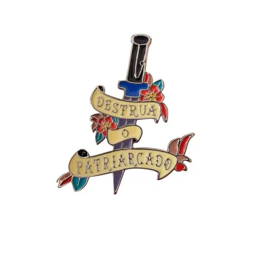 Pin De Metal Destrua o Patriarcado